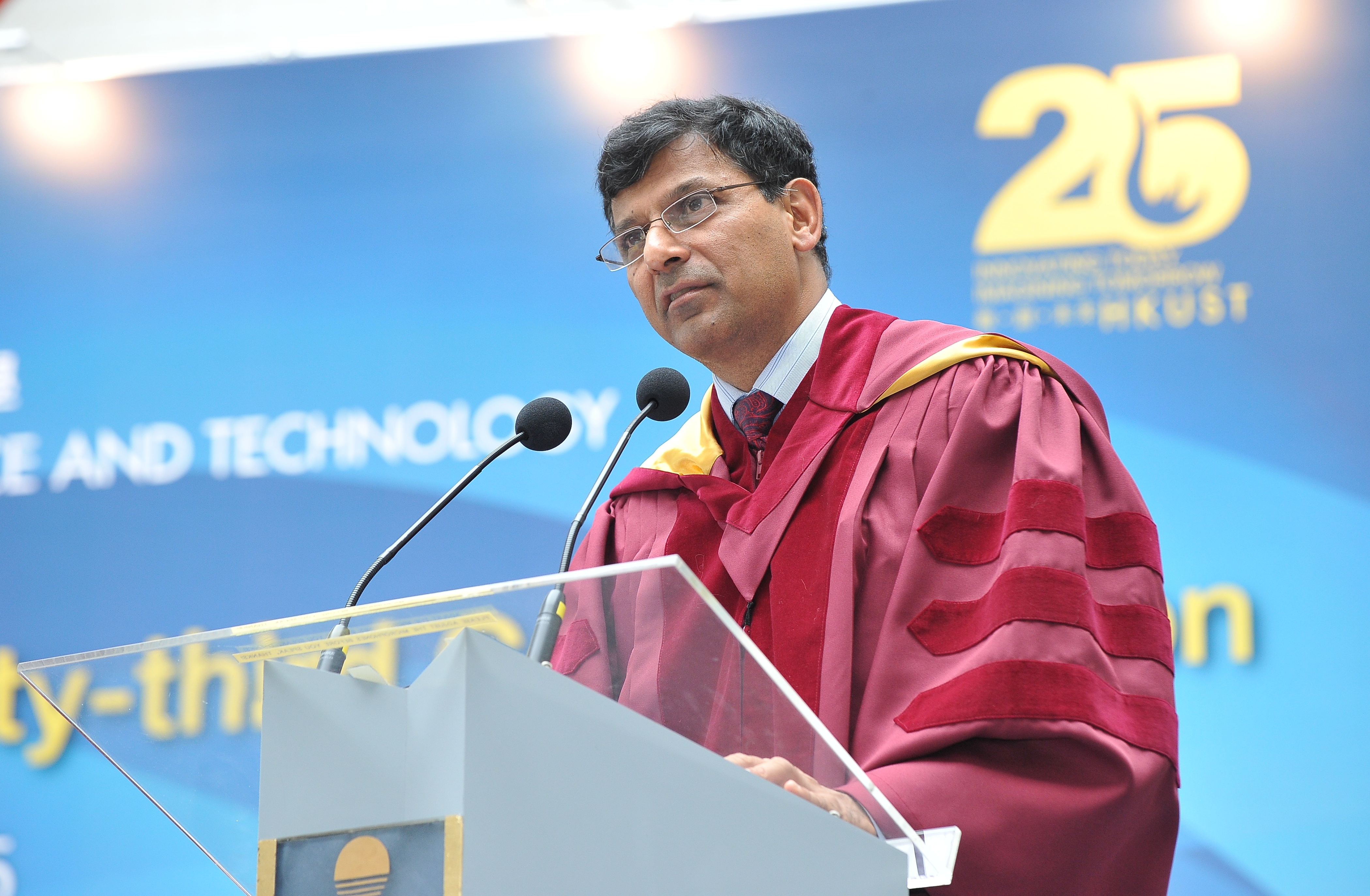  印度储备银行行长Raghuram G Rajan博士主讲「毕业礼致辞」。