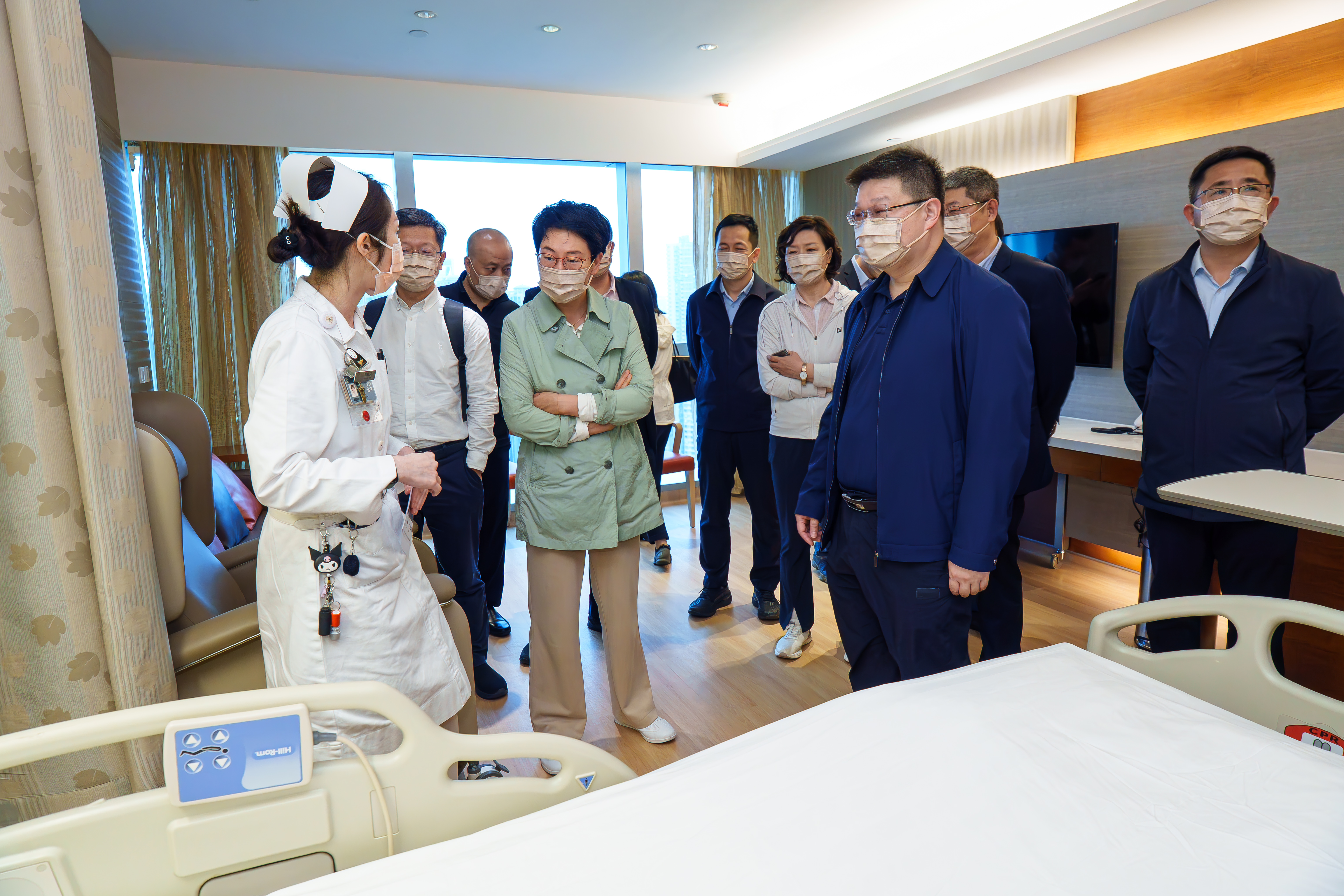 科大安排学员实地考察香港养和医院。
