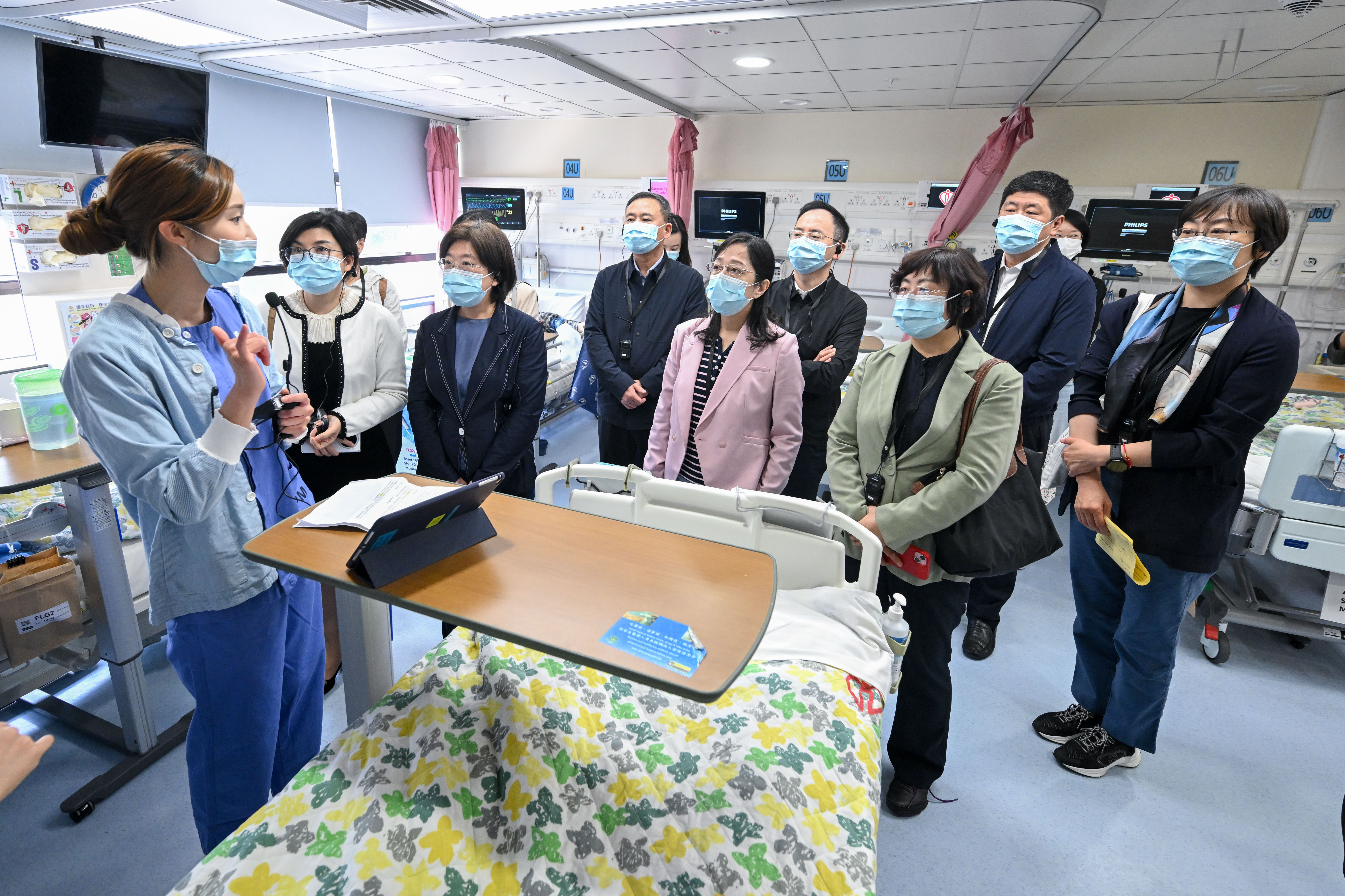 学员实地考察玛嘉烈医院，了解香港的医疗体系与创新实践。